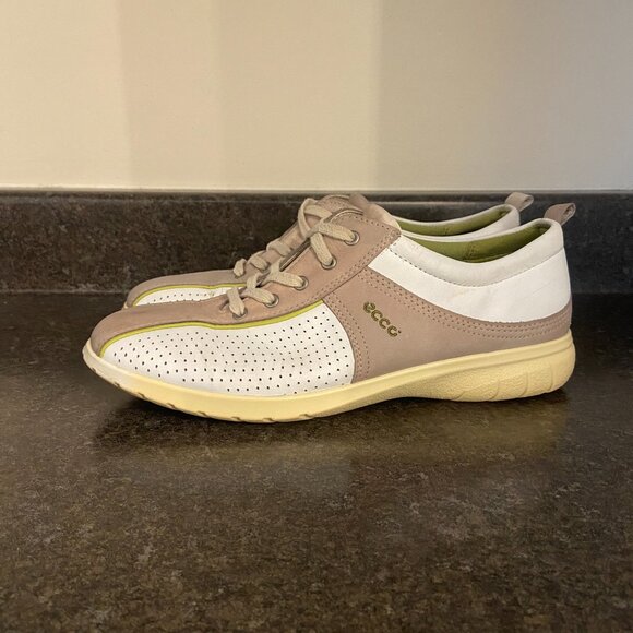 Ecco Leather Lace-Up Sport Sneakers - Size 37EU/US 6 - Picture 4 of 8